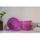 thumbnail image 4 of Set de 3 contenedores de alimentos Tupperware 600 ml rosa y morado, 4 of 8