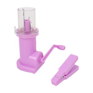 Bothyi - Carrete De Mano Tejedor De Cordón Tejedor Para Proyectos Manualidades Suéteres Pulseras Púrpura Rosado