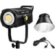 thumbnail image 2 of Luz de video LED NiceFoto, luz de fotografía, luz de estudio continua, luz de video LED con montura Bowens, luz de estudio LED, luz de video LED NiceFoto LV-1500A, luz de video LED bicolor de 150 W de, 2 of 7