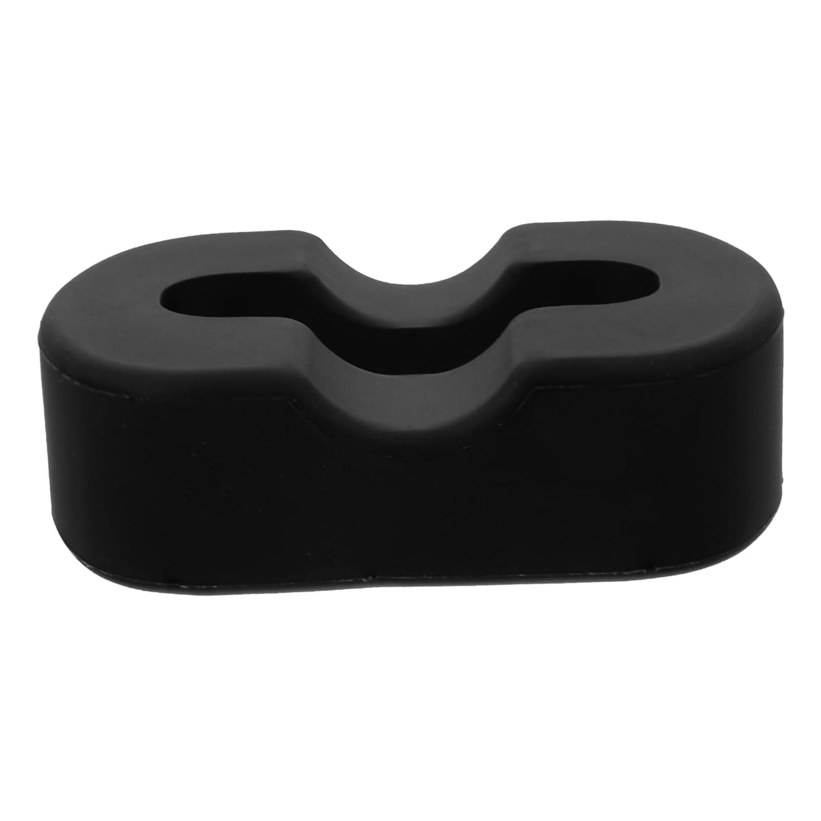 Magideal - Gancho De Cabrestante Bloque De Goma Tope De Cabrestante Fácil De Instalar Accesorios De Cabrestante Protector De Guía De Alta Dureza Evita Traqueteos Negro