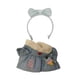 thumbnail image 1 of Figura De Peluche Con Traje De Vestir Y Accesorio De Diadema Para Muñecas De 17 Cm, Color Azul, 1 of 3