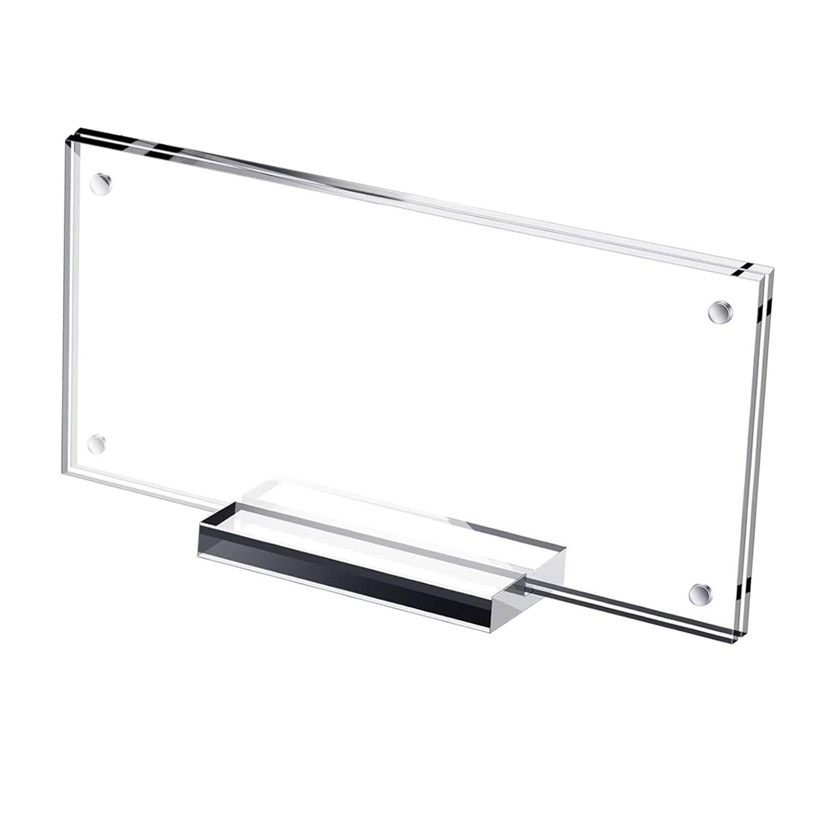 Bothyi - Soporte Para Marco De Fotos Con Base Transparente Y Resistente Para Fotos De Colección De Coleccionistas