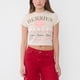 thumbnail image 3 of Polera Mujer Ajustada Manga Corta Beige Corona, 3 of 5