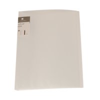 Homewell - Carpeta De Plástico Blanca 24X13X2Cm