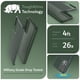 thumbnail image 3 of Funda para teléfono TUDIA MergeGrip para Jitterbug Smart 4 verde pino, 3 of 7