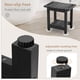thumbnail image 4 of Banco de ducha LUE BONA HDPS impermeable con estante de almacenamiento negro, 4 of 6