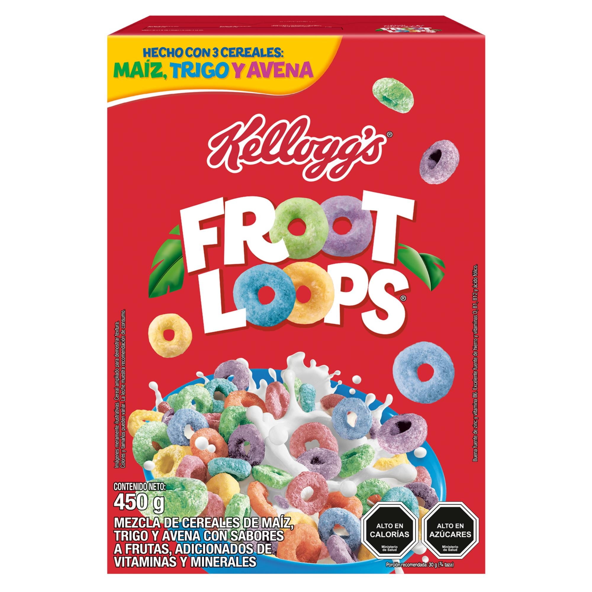 Cereal Froot Loops 450 g Kelloggs