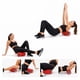 thumbnail image 2 of Rodillo De Masaje Foam Roller Texturizado 14x33 cm Para Yoga Pilates Fitness Rojo, 2 of 3