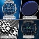 thumbnail image 3 of Reloj Cronógrafo Hombre OLEVS Acero Azul Oro 41 mm, 3 of 3