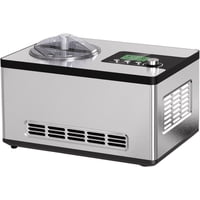 Máquina Para Hacer Helados Homtone 2.1 L Con Compresor Y Temporizador Lcd