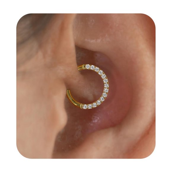 Aretes ShineRose 8 mm/10 mm/12 mm CZ Plata/Oro