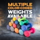 thumbnail image 4 of Par de mancuernas Yes4All con revestimiento de neopreno, 6,8 kg, color naranja oscuro, 4 of 7