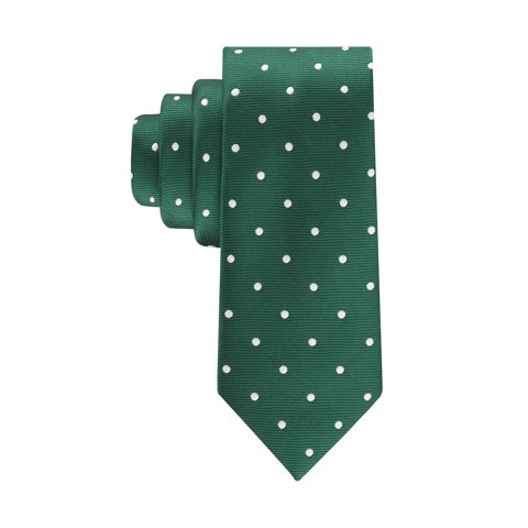 Corbata Tommy Hilfiger Para Niño, Festiva, De Poliéster, Color Verde Dot Hunter