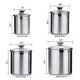 thumbnail image 2 of Juego de recipientes de almacenamiento para tarros de comida, cocina, estándar, acero inoxidable, 2 of 7