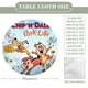 thumbnail image 2 of Chip y Chop: Vida en el parque-theme Fitted Round Tablecloths Elastic Edged Table Covers Waterproof Table Cloth for Kitchen Holiday Party Tables Decor 150cm, 2 of 6