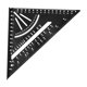 thumbnail image 3 of Regla Triangular Cuadrada De Carpintero De Aleación De Aluminio Para Marco De Maquinista De Techos Métrico Negro, 3 of 5