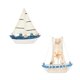 thumbnail image 1 of Retro Madera Estilo Mediterráneo Mini Barco De Vela Modelo Decoración Náutica 4 Y 5, 1 of 3
