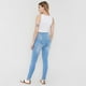 thumbnail image 3 of Jeans Mujer Push Up 3 Botones Azul C Corona, 3 of 5