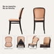 thumbnail image 3 of Pack 4 Sillas de Terraza y Exterior Modernas Lombardia Negra, 3 of 8