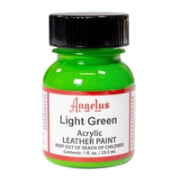 Pintura Acrílica Para Cuero Angelus, Color Verde Claro, 30 Ml