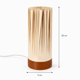 thumbnail image 4 of Lámpara LED USB  Beige Café Regulable 3 Tonos Textura Plisada, 4 of 4