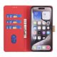 thumbnail image 4 of Funda Cartera con Bloqueo RFID para Xiaomi Redmi 14C con Ranuras y Soporte Rojo, 4 of 5