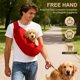 thumbnail image 5 of Uxcell Transportador de Perro en Bandolera para Perros y Gatos Pequeños de Hasta 16.5 Libras, Ajustable con Bolsillo de Cartera, Arnés de Seguridad, (Negro, 1 Unidad), 5 of 6