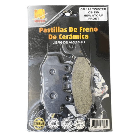 Mozuki - Pastilla De Freno Cb 125 Twister Cb 190 New Storn