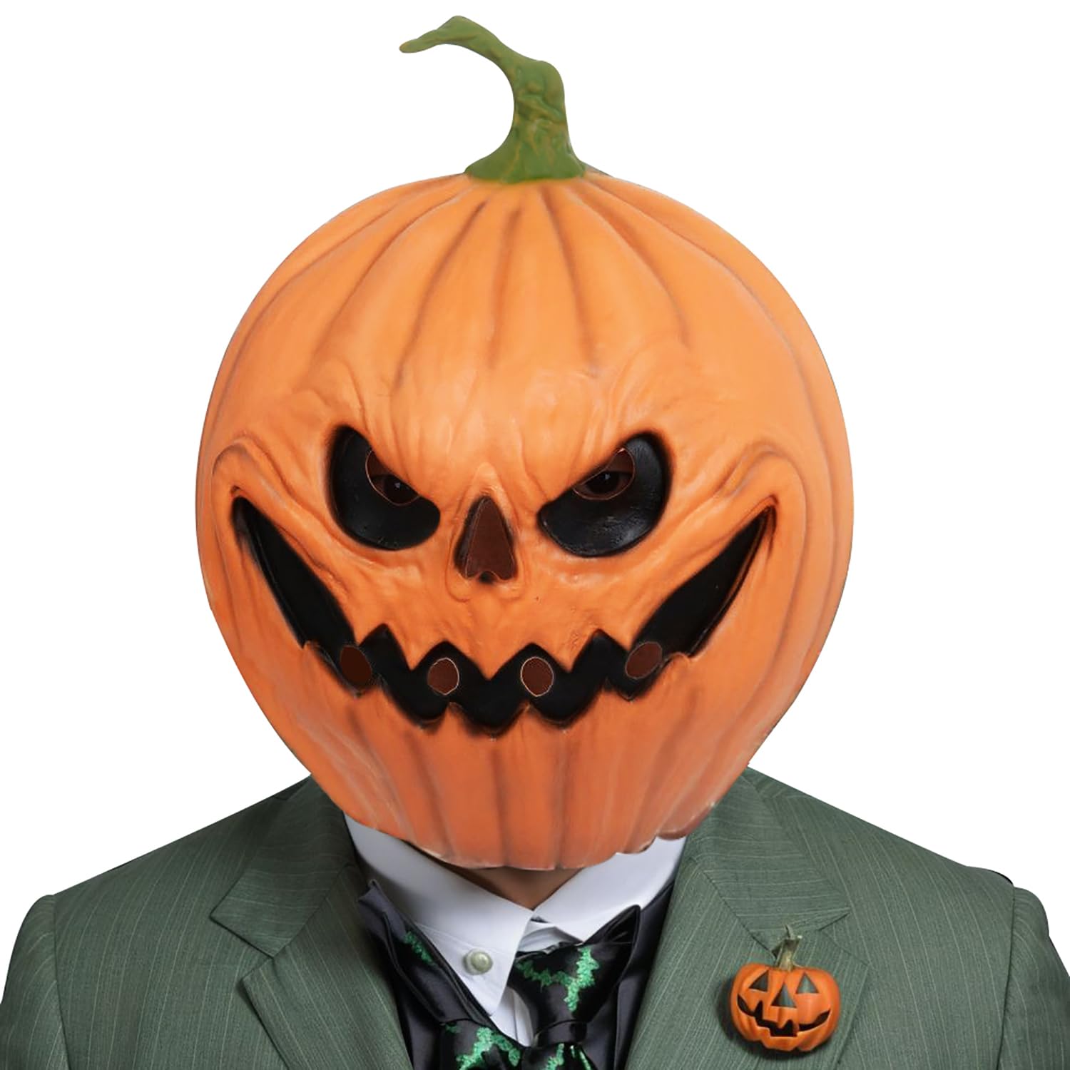 Hugoutdoor - Máscara De Calabaza Aterradora De Halloween, Abrazada De Látex Al Aire Libre Para Fiestas