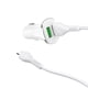 thumbnail image 3 of Cargador para Auto Hoco Z31 QC 3.0 Cable Micro USB Blanco, 3 of 3