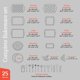 thumbnail image 2 of Juego de bandejas para hornear Emporio Kitchen, antiadherentes, acero al carbono, gris, 25 unidades, 2 of 9