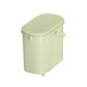 thumbnail image 3 of Bote De Basura Delgado Con Tapa Bote De Basura De Baño Para Lavadero Inodoro Solárium Verde 9L, 3 of 3