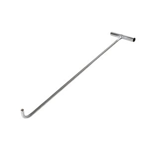 Bothyi - Herramienta De Gancho De Alcantarilla, Herramienta De Utilidad Para Tapas De Alcantarillado, Tapas De Tanques Sépticos, Puertas Enrollables, 68Cm, 10Mm, Romo