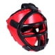 thumbnail image 3 of Casco de boxeo Casco de sparring Protector portátil profesional Casco de kickboxing Equipo para la cabeza Mma Muay Thai Entrenamiento Grappling Taekwo M rojo, 3 of 5