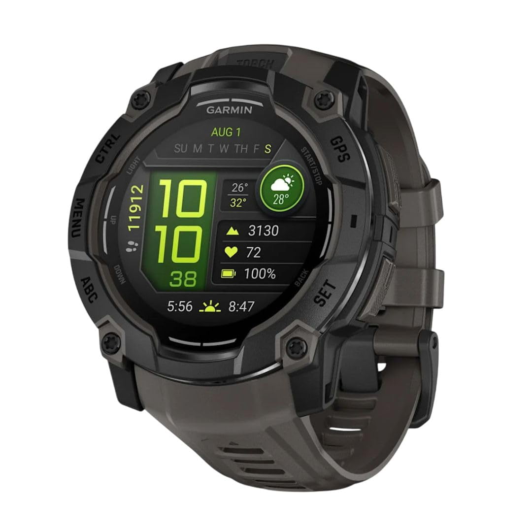 Reloj Inteligente Garmin Instinct® 3 Con Pantalla Amoled De 50 Mm Durante 18 Días