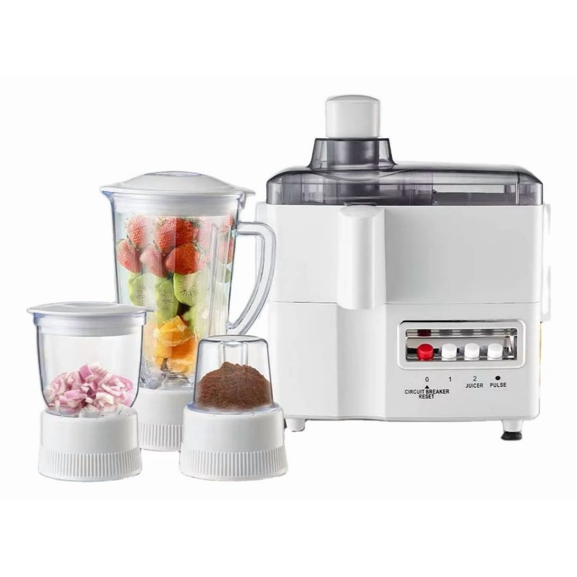 Genérico - Exprimidor De Jugos Multifuncional 4 En 1 Tritura Frutas Lau