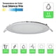 thumbnail image 2 of Panel Led Foco Empotrado Redondo 12w Profesional C/enchufe Blanco, 2 of 8