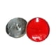 thumbnail image 1 of 2 reflectores reflectantes de advertencia redondos, accesorios de repuesto, resistentes, de fácil instalación, accesorios profesionales, color rojo, 1 of 5
