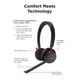 thumbnail image 3 of Auriculares inalámbricos Lenovo VoIP Bluetooth 5.3 con cancelación de ruido, 3 of 9