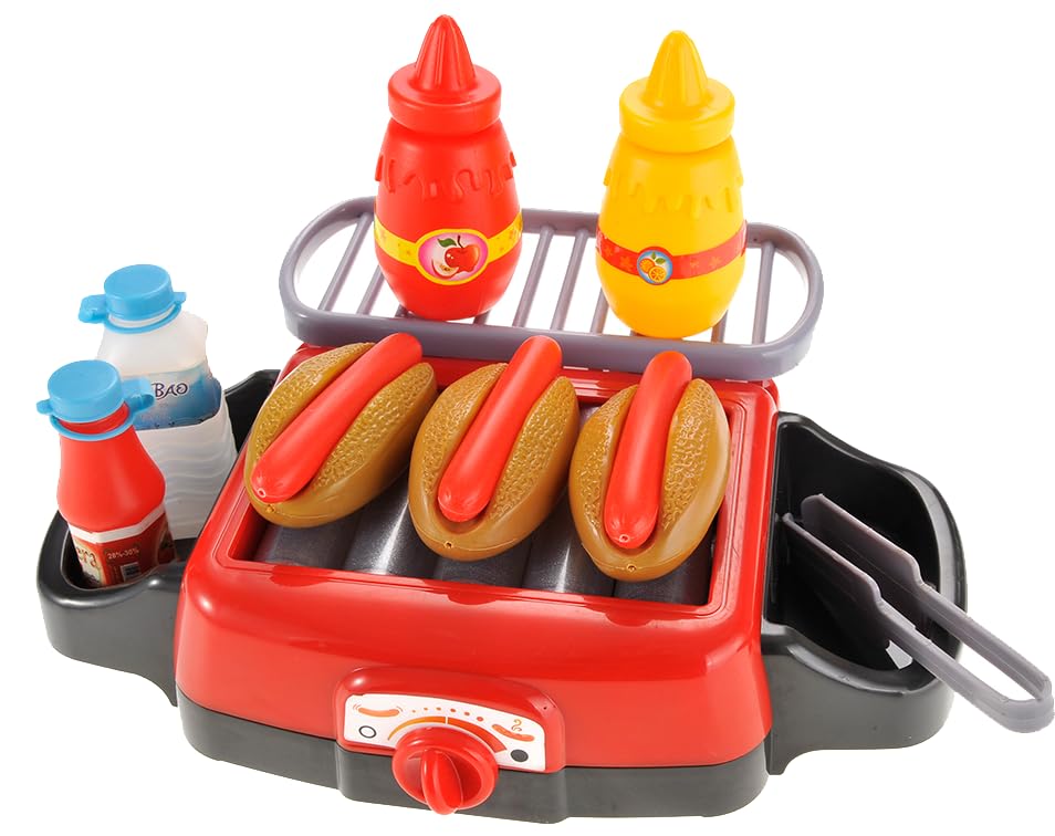 Set Eléctrico De Juegos Hot Dog Roller Grill Para Niños Powertrc