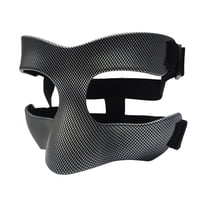 Ioensy - Protector De Nariz Protectores Faciales Boxeo Mujeres Hombres Fútbol Máscara Facial Ajustable Duradera Banda Negra