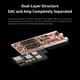 thumbnail image 2 of Amplificador DAC portátil para audífonos aune Yuki 32 bits/768 k DSD256, 2 of 6