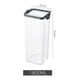 thumbnail image 4 of Contenedor De Alimento Hermético Libre Bpa 1800 Ml Apilable Transparente/negro, 4 of 10