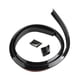 thumbnail image 4 of Kit de alerón para maletero de coche, alerón de techo, decoración exterior del vehículo, fácil instalación, accesorios para automóviles, alerón traser 45 cm de brillo negro, 4 of 5