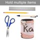 thumbnail image 5 of Kawaii-theme Cylinder Pen Holder Pencil Organizer with Flannel Lining PVC Leather Material Cardboard Base for study work 10*8CM, 5 of 6
