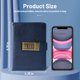 thumbnail image 2 of Cuaderno WEMATE Journal A6 con Candado Azul Oscuro, 2 of 8