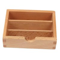 Magideal - Caja De Exhibición De Tarjetas De Material Montessori, Contenedor De Tarjetas De , Caja De Almacenamiento De Tarjetas Para Niños Y Niñas