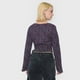 thumbnail image 2 of Blusa Mujer Manga Larga Camapana Negro Manchas Corona, 2 of 5