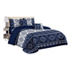 thumbnail image 1 of Quilt verano azul rombos 2 plazas, 1 of 3