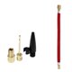 thumbnail image 4 of Manguera de extensión de la bomba + kit de inflado de la bola Presta a adaptador de la válvula Schrader, 4 of 4